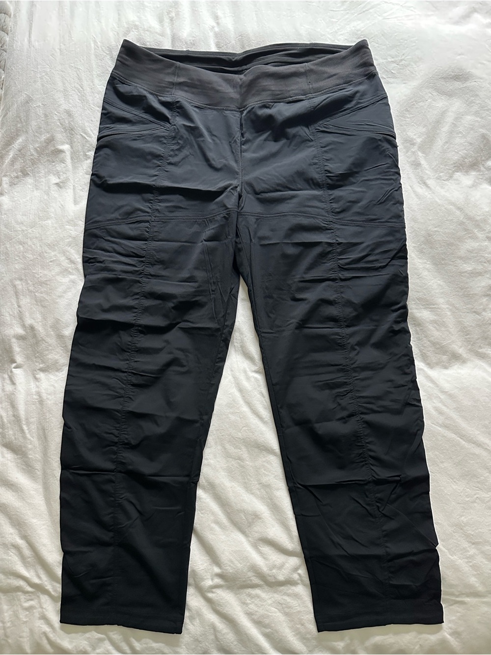 Prana Black Performance Drawstring Pants